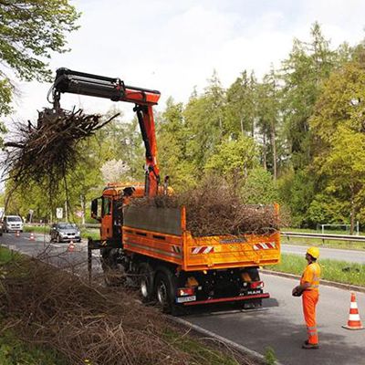 Автокран со стрелой